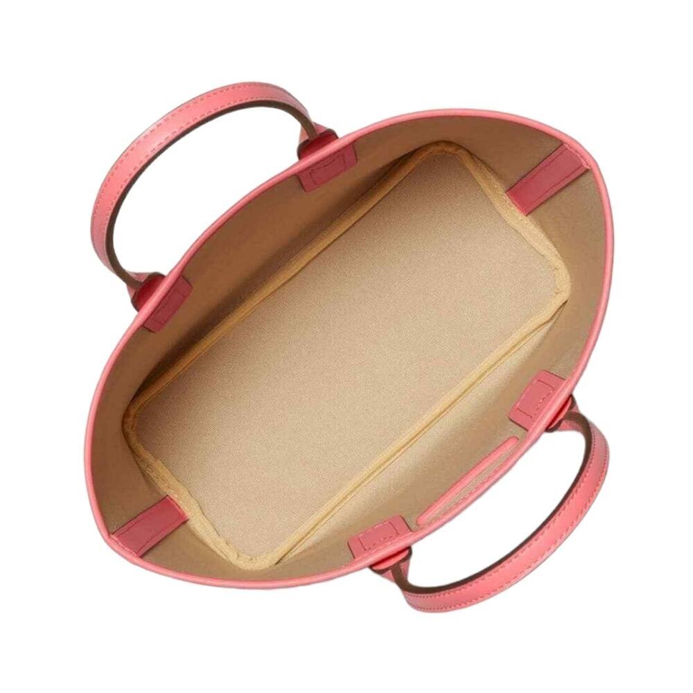 Michael Kors Small Tote Bag The Jodie Jacquard Pink Grapefruit - Picture 2 of 9